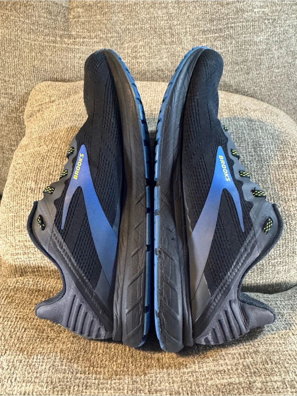 Brooks Anthem 5 Men’s running shoes Black/Ebony/Blue 1103781D064 Size 10.5
